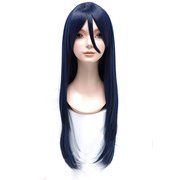 コスペディアウィッグ ロングストレート 80cm ブルーブラック