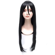 コスペディアウィッグ ロングストレート 80cm グリーンブラック