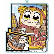 ポプテピピック 描き下ろし アクリルキーホルダー ホッカイロ売りの少女 ポプ子 [最長10cm]