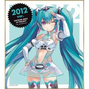 初音ミク レーシングVer.2012 ミニ色紙 10th記念デザイン 1 [キャラクターグッズ]