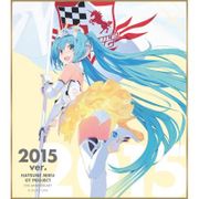 初音ミク レーシングVer.2015 ミニ色紙 10th記念デザイン 3 [キャラクターグッズ]
