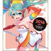 初音ミク レーシングVer.2016 ミニ色紙 10th記念デザイン 1 [キャラクターグッズ]