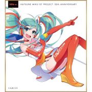 初音ミク レーシングVer.2016 ミニ色紙 10th記念デザイン 2 [キャラクターグッズ]