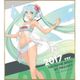 初音ミク レーシングVer.2017 ミニ色紙 10th記念デザイン 3 [キャラクターグッズ]