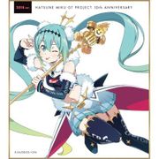 初音ミク レーシングVer.2018 ミニ色紙 10th記念デザイン 2 [キャラクターグッズ]