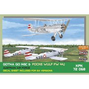 KORPK72068 [ゴータ Go145A ＋ フォッケウルフ Fw 44J 「オーストリア空軍」 1/72 エアクラフトシリーズ]