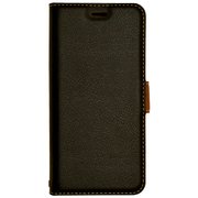 3973XZ2C (BK×DBR) [Xperia XZ2 Compact 薄型手帳ケース サイドマグネット SLIM FIT ブラック×ダークブラウン]