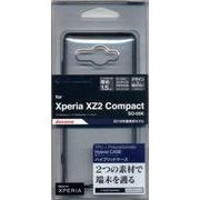 4142XZ2C [Xperia XZ2 Compact TPU+PCハイブリッドケース クリア×ブラック]
