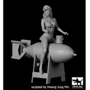 HAUF32035 [1/32スケール レジン製女性フィギュア US ピンナップ No.4]