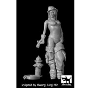 HAUF32037 [1/32スケール レジン製女性フィギュア 女性消防士 No.1]