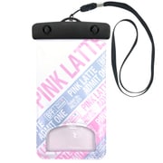 防水ポーチ PINK-latte ADMIT ONE ホワイト 74083