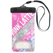 74084 [防水ポーチ PINK-latte ADMIT ONE ピンク]