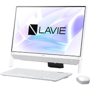 LAVIE Desk All-in-one/23.8型ワイド/Core i3-7100U(2.40GHz)/メモリ4GB/HDD 1TB/Windows 10 Home 64ビット/Office Personal 2016/ホワイト PC-DA370KAW-YC