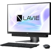 LAVIE Desk All-in-one/23.8型ワイド/Core i5-8250U(1.60GHz)/メモリ8GB/HDD 3TB/Windows 10 Home 64ビット/Office Home & Business 2016/ブラック PC-DA770KAB-YC