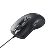 ゲーミングマウス 有線 5ボタン 高性能ゲーミングセンサー 超高耐久光学式スイッチ ブラック M-G01URBK