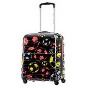 スーツケース HS エムブイプラス DLX スピナー50 AT9-001 HS MV+ DELUXE SPINNER50 BLACK SOCCER PRINT