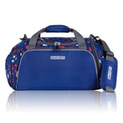 HS エムブイプラス DLX ダッフル1 AT9-009 HS MV+ DELUXE Duffles BLUE SOCCER PRINT