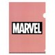 MARVEL A4クリアファイル ロゴ ピンク [キャラクターグッズ]