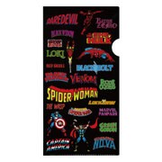 MARVEL チケットファイル キャラクターロゴ [キャラクターグッズ]