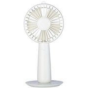 台座ミラー付きハンド扇風機 ホワイト IQ-MI-FAN-WH