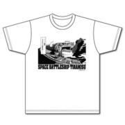 宇宙戦艦ティラミス Tシャツ コックピット柄 ホワイト L [キャラクター衣料品]