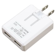 TypeC AC充電器 3.4A 2ポート 1.0m WH BA2UAC3410WH
