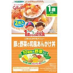 ヨドバシ Com アイクレオ Icreo 1歳からの幼児食 豚と野菜の和風あんかけ丼 170g 85g 2袋 1歳 通販 全品無料配達