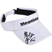 MEGABASS SUN VISOR ホワイト/ブラック