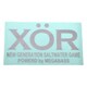 ステッカー XOR シルバー 20cm