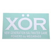 ステッカー XOR ホワイト 30cm