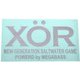 ステッカー XOR シルバー 30cm