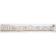 ステッカー フレームロゴ Megabass ゴールド 30cm