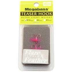 TEASER HOOK Flare Feather（ティーザーフック フレアフェザー） ＃10 ピンク