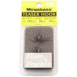 TEASER HOOK Flare Feather（ティーザーフック フレアフェザー） ＃10 ブラック