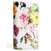 gloハードスリーブケースボタニカル花柄 ホワイト ac-z-0266 white