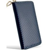 PloomTECH牛革カーボンレザーケース ネイビー plc7008 navy