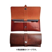 PloomTECHイタリアンレザーボタンタイプケース ダークブラウン plb7024 darkbrown