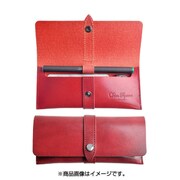 PloomTECHイタリアンレザーボタンタイプケース レッド plb7024 red