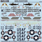 FAD48-032 [1/48 デカールアメリカ空軍 F-4CファントムII “ガルグレー・ファントム” デカール]
