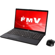 ノートパソコン LIFEBOOK AHシリーズ/15.6型ワイド/Corei7-8550U/メモリ 8GB/SSD 128GB + HDD 1TB/Blu-rayドライブ/Windows 10 Home 64ビット/Office Home and Business 2016/ブライトブラック FMVA77C2B