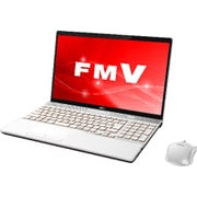 ノートパソコン LIFEBOOK AHシリーズ/15.6型ワイド/Corei7-8550U/メモリ 8GB/HDD 1TB/Blu-rayドライブ/Windows 10 Home 64ビット/Office Home and Business 2016/プレミアムホワイト FMVA53C2W
