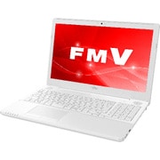 ノートパソコン LIFEBOOK AHシリーズ/15.6型ワイド/Corei7-7700HQ/メモリ 4GB/HDD 1TB/DVDスーパーマルチ/Windows 10 Home 64ビット/Office Home and Business 2016/プレミアムホワイト FMVA50C2WP