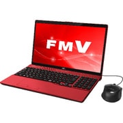 ノートパソコン LIFEBOOK AHシリーズ/15.6型ワイド/Corei3-7020U/メモリ 4GB/HDD 1TB/Blu-rayドライブ/Windows 10 Home 64ビット/Office Home and Business 2016/ガーネットレッド FMVA45C2R