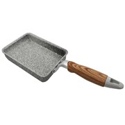 IH対応 玉子焼き器 13×18cm 内面 Wマーブル加工 ZB-5139
