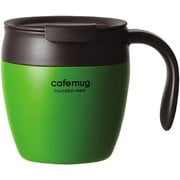 カフェマグアンティーク 真空蓋付マグカップ330 (グラスグリーン) HB-4034
