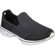 14937 BKW 24.5 [ウォーキングシューズ GO WALK 4- DIFFUSE レディース 24.5cm ブラック/ホワイト]