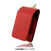 iQOS牛革サフィアーノホルダータイプケース レッド iqb7005 red