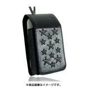 iQOS羊本革スタッズホルダータイプケース ブラック iqb7006 black