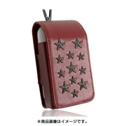 iQOS羊本革スタッズホルダータイプケース ボルドー iqb7006 bordeaux