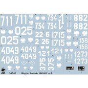 TRM35D52 ポーランド陸軍 1945～65年 Vol.2 [1/35 デカール]